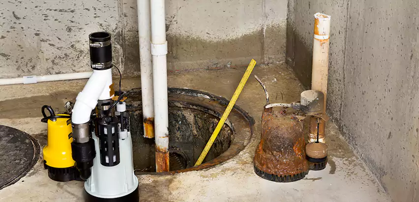 Installing Sump Pump in Finished Basement in Kennesaw, GA